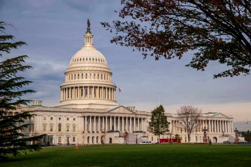 El edificio del Congreso en Washington D.C. AP
