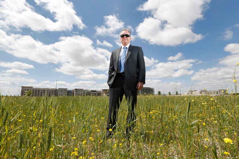 Mike Berry, president of Hillwood, started work for the company on the day ground was broken...