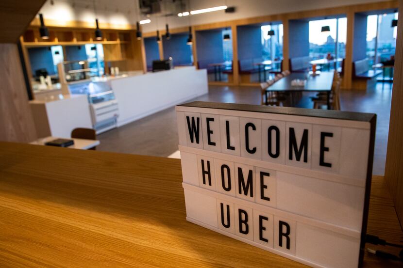 Uber opened a new office in Deep Ellum. It will move into a 23-story tower that's rising...