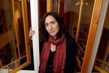 In this 2007 file photo, writer Francine Prose poses in her Greenwich Village apartment.