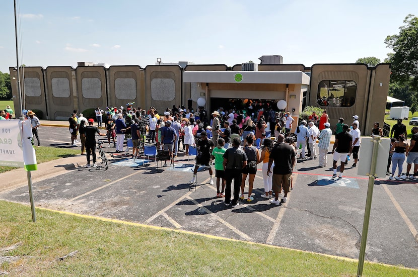 For Oak Cliff, a nonprofit organization, held a grand opening event for for its newly...