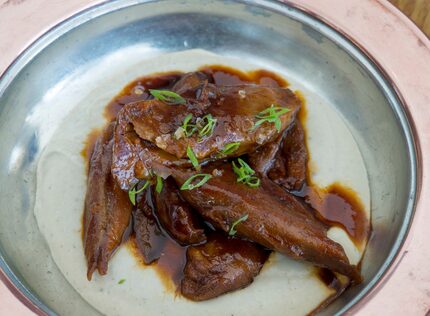 Hünkãr begendi, a traditional Turkish lamb dish