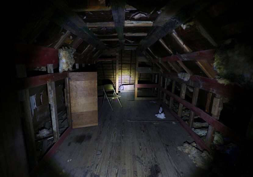 This is "Joshua's room" at the Haunted Hill House in Mineral Wells.