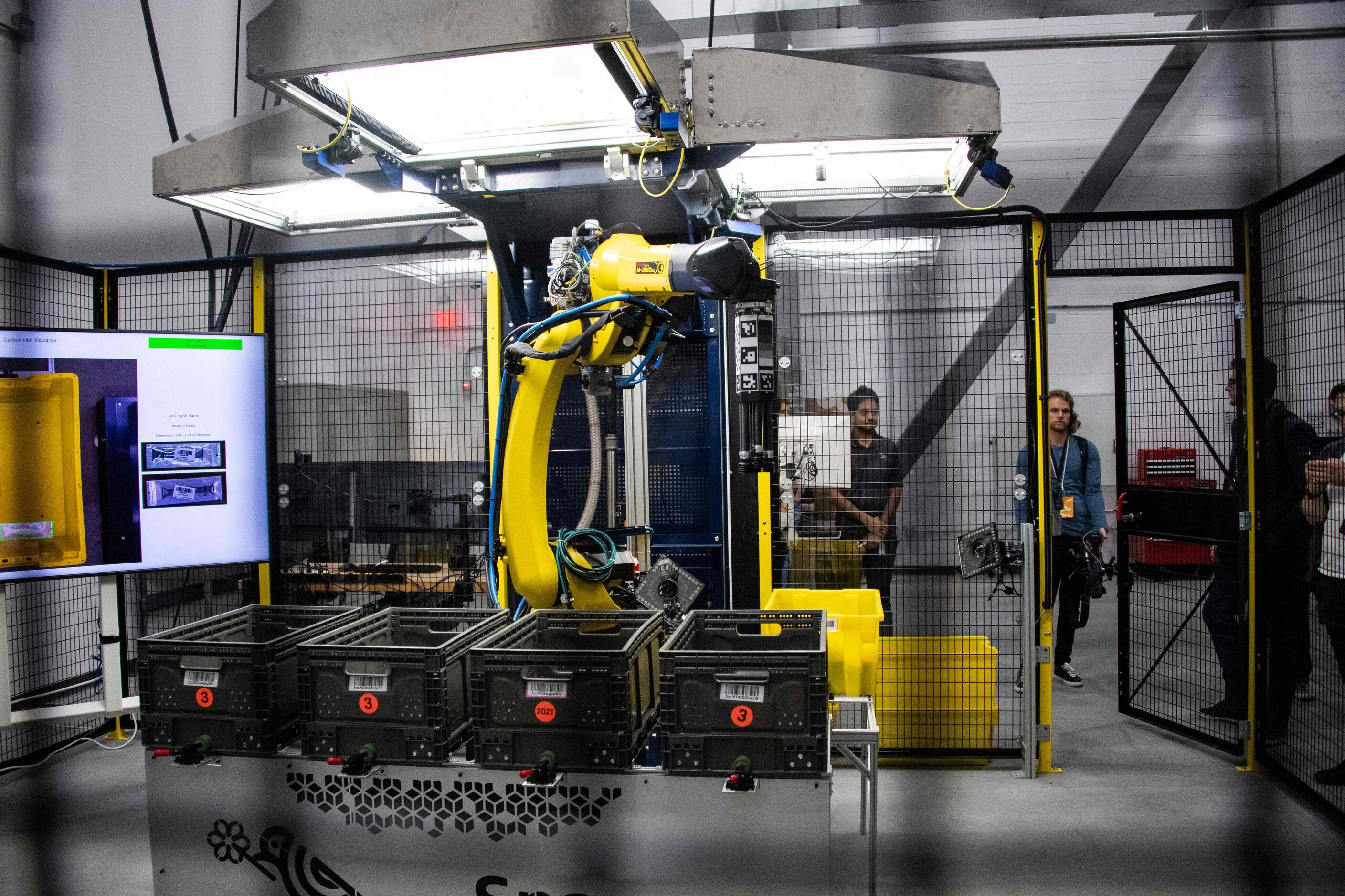 Inside 's 'warehouse of the future' where army of robots