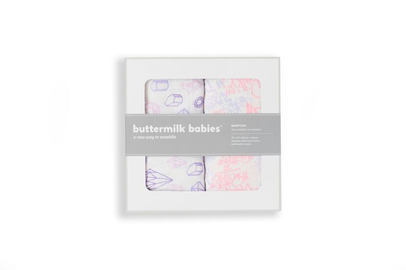 Tough Cookie swaddles, four, Buttermilk Babies, $75. Available at Little Things, 5207 Bonita...