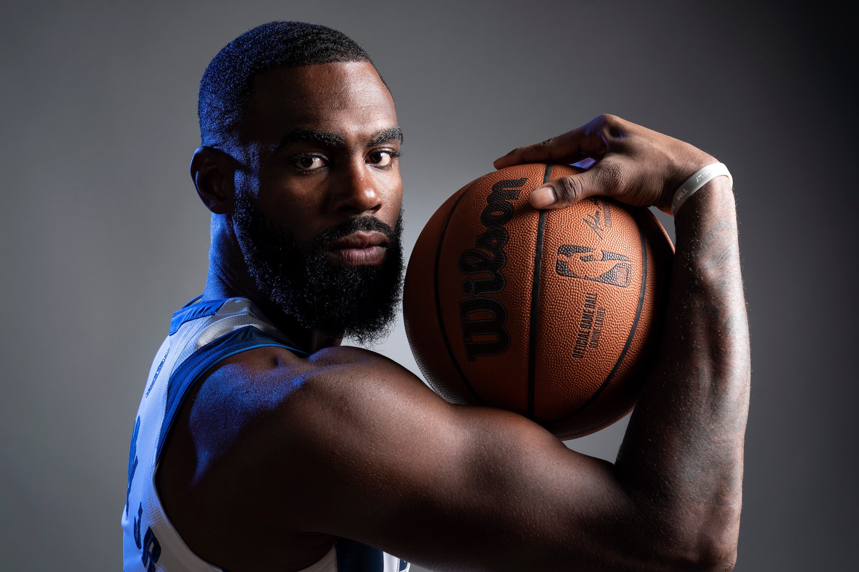 Dallas Mavericks guard Tim Hardaway Jr. (11) poses for a portrait during the Dallas...