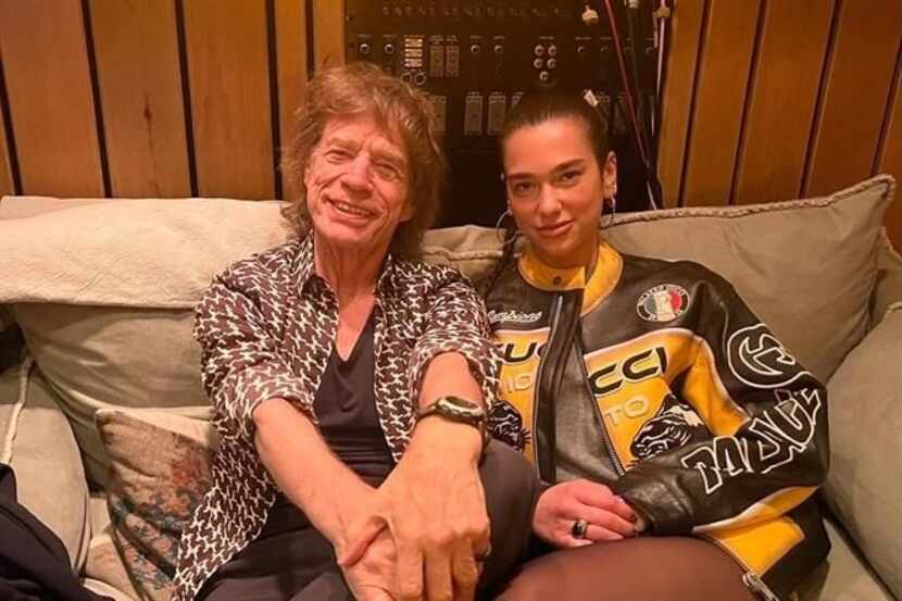 Dua Lipa publica en Instagram una foto con el legendario Mick Jagger, vocalista de The...