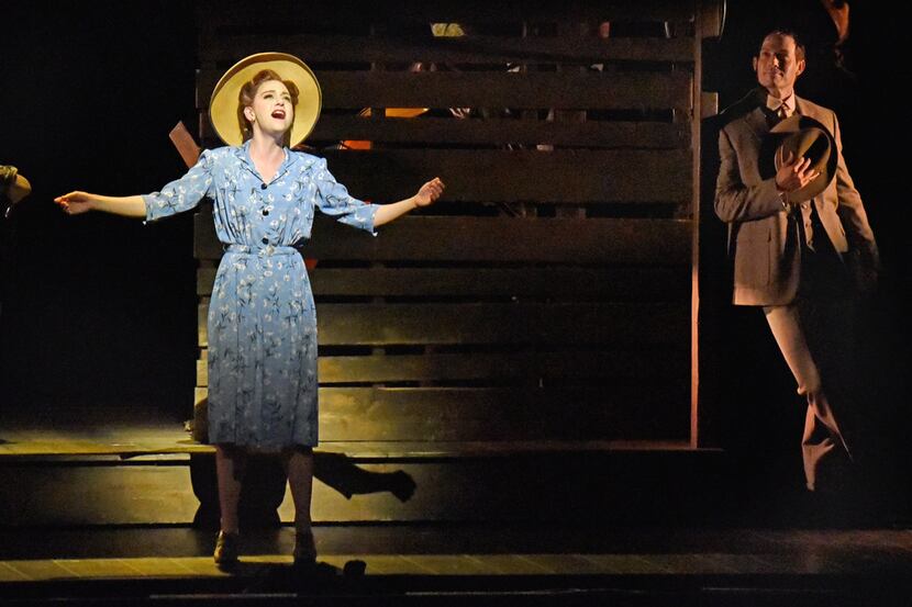 Audrey Cardwell (as Alice Murphy) performs the song "If You Knew My Story" in 'Bright Star,'...
