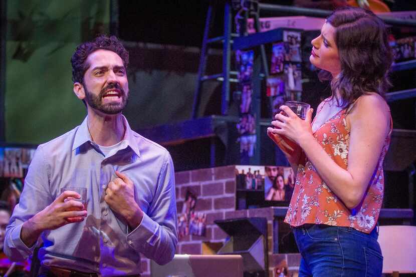 Seth Womack and Monique Abry in The Last Five Years, WaterTower Theatre's production of the...