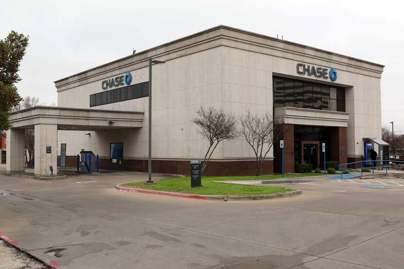 The Chase Bank on Coit Road in Richardson is where a Dallas woman came to announce she...