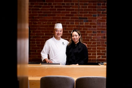 Chef Tatsuya Sekiguchi and his wife Hiroko Sekiguchi run Tatsu Dallas. 