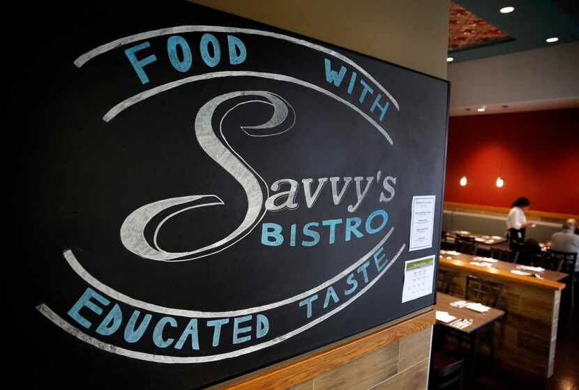 Culinary students prepare lunch off and serve diners at their Savvy's Bistro at Ben Barber...