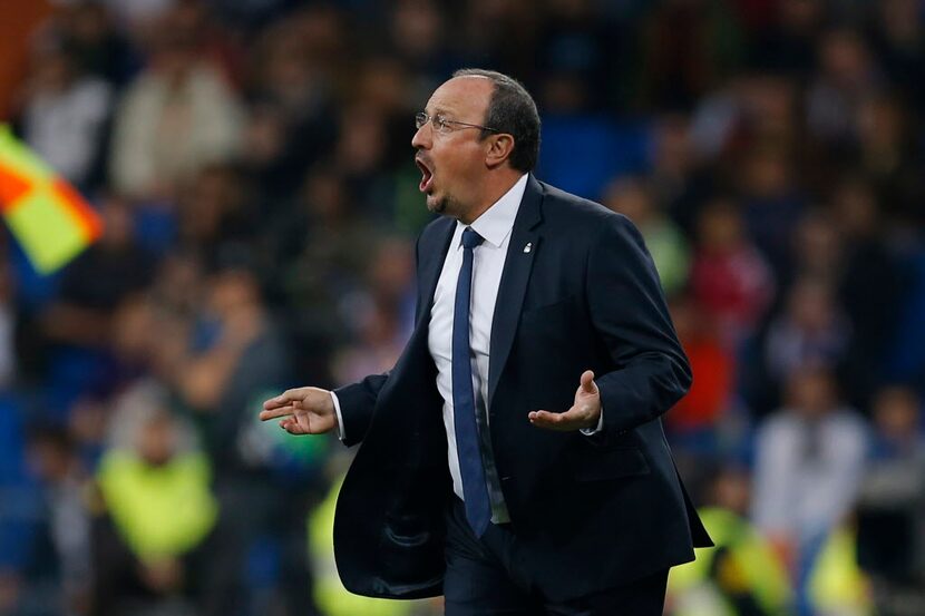 Rafael Benitez deja el puesto de entrenador del Madrid. AP