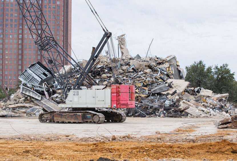 It took weeks, but the former Affiliated Computer Services building on Haskell Avenue was...