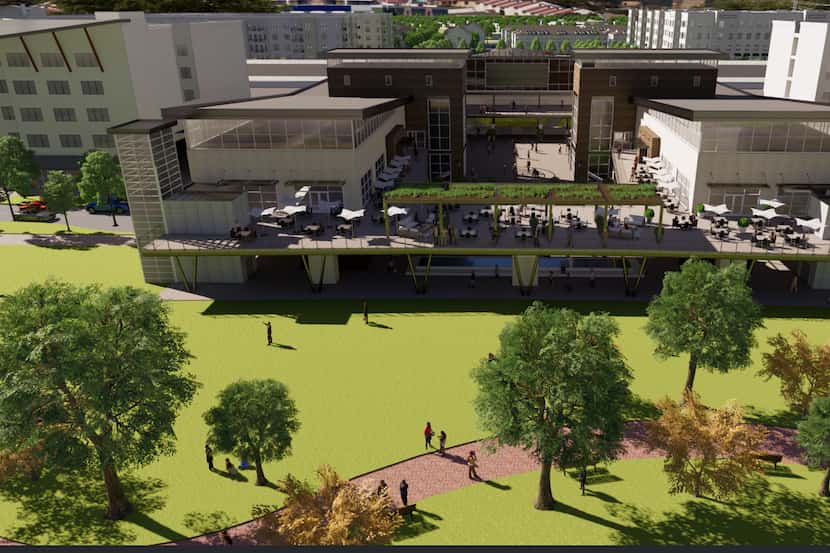 Plano's old Collin Creek mall is being replaced by a mixed-use project that surrounds a new...