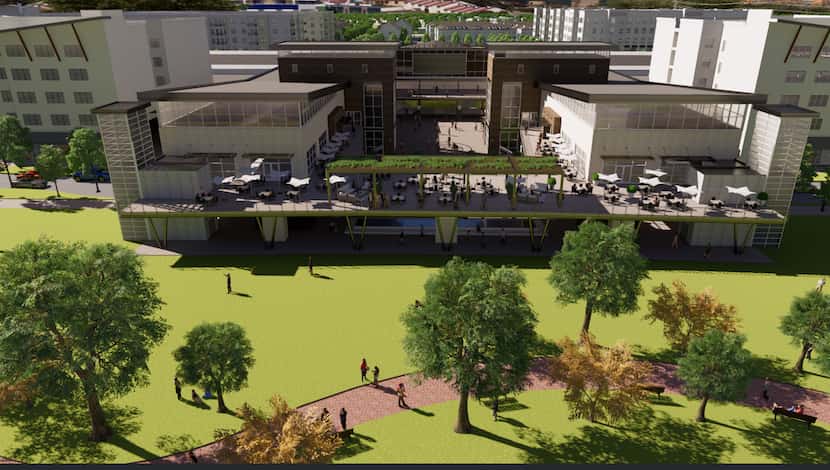 Plano's old Collin Creek mall is being replaced by a mixed-use project that surrounds a new...