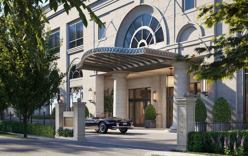 Rosewood Residences Turtle Creek, a 17-story condominium tower, will have about 46 luxury...