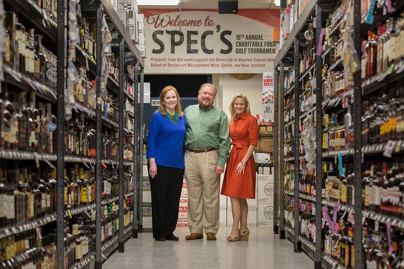 Spec's owner Lindy Rydman, president John Rydman and their daughter Lisa Rydman at the...