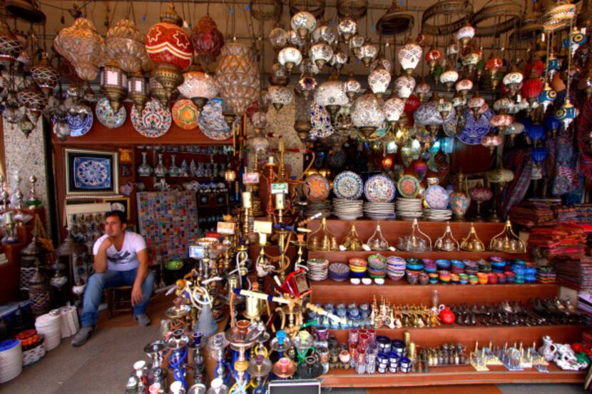 Trinkets of every price range are available in the Sultanhamet district of Istanbul. The...