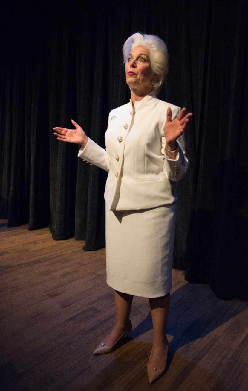 Linda Kay Leonard as Ann Richards in the Stage West production of Holland Taylor's one-woman...