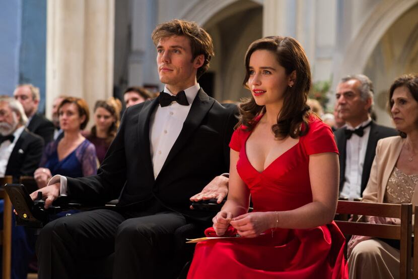 (L-r) SAM CLAFLIN as Will Traynor and EMILIA CLARKE as Louisa "Lou" Clark in New Line...