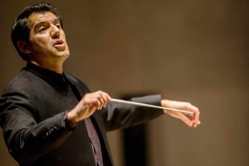 Miguel Harth-Bedoya conducts the Dallas Symphony Orchestra in Copland's "Appalachian Spring"...