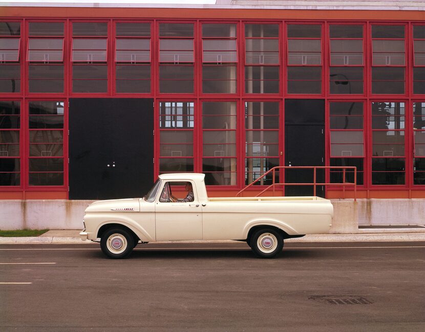 FILE- In this undated file photo provided by Ford the 1961 Ford F-100 Pickup is pictured....