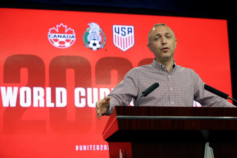 Brian Bilello, Boston 2026 World Cup bid chair and president of the New England Revolution...