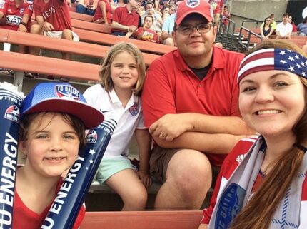 The Beller family happy with the club and their seats