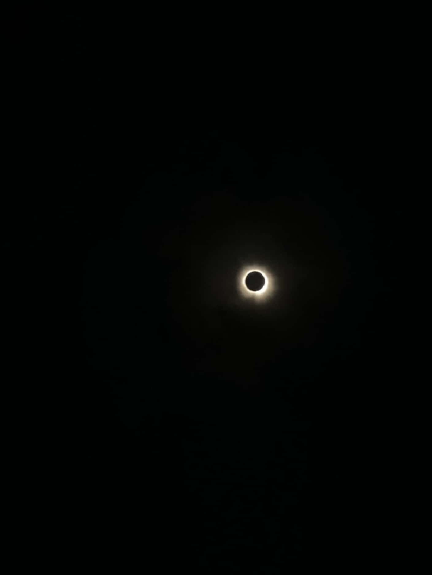 The eclipse is seen at Breckinridge Park in Garland, Texas. Provided by Ryan Walters