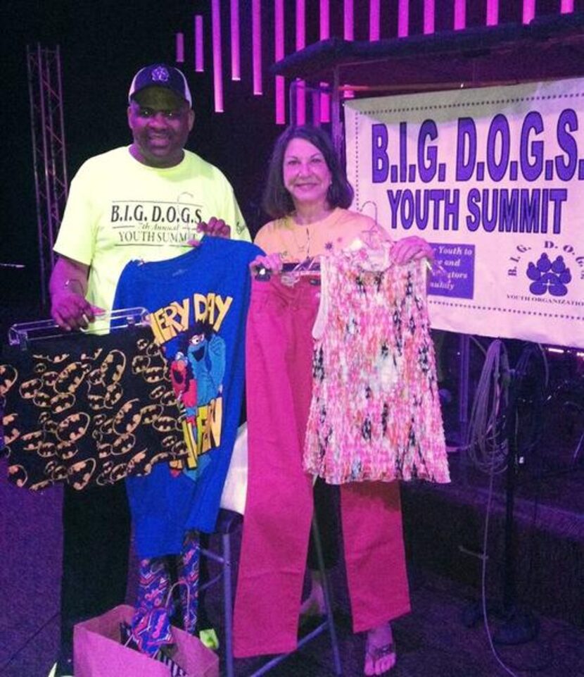 
A. D. Jenkins and Sharon Johnston at the B.I.G. D.O.G.S. Youth Summit at Calvary Church.
