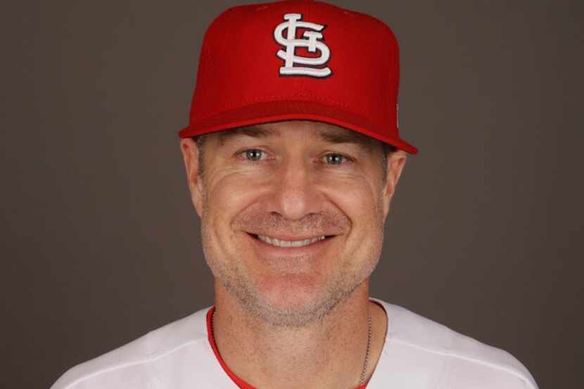 FILE - This 2017 file photo shows David Bell of the St. Louis Cardinals. Bell has been hired...