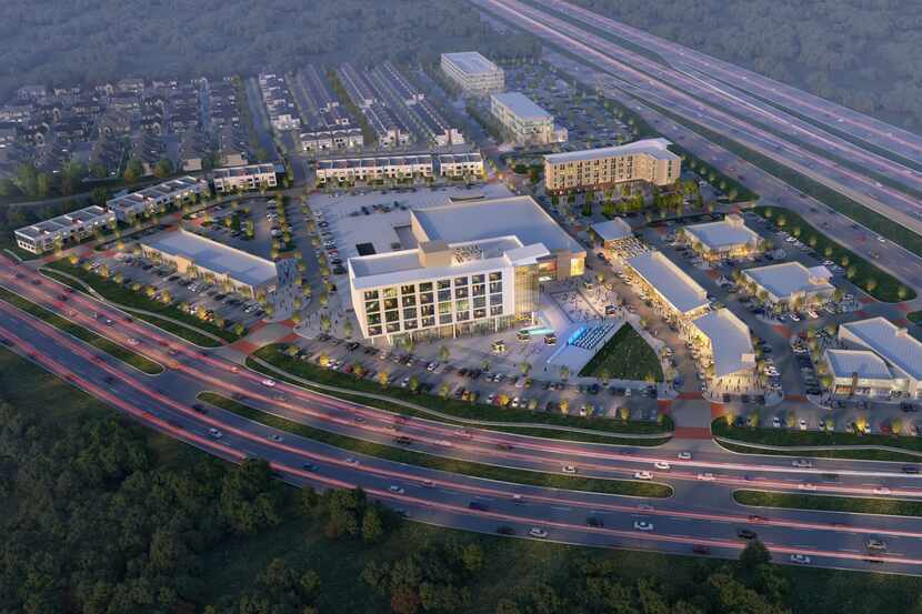 The Mustang Square development is on State Highway 121 in Plano.