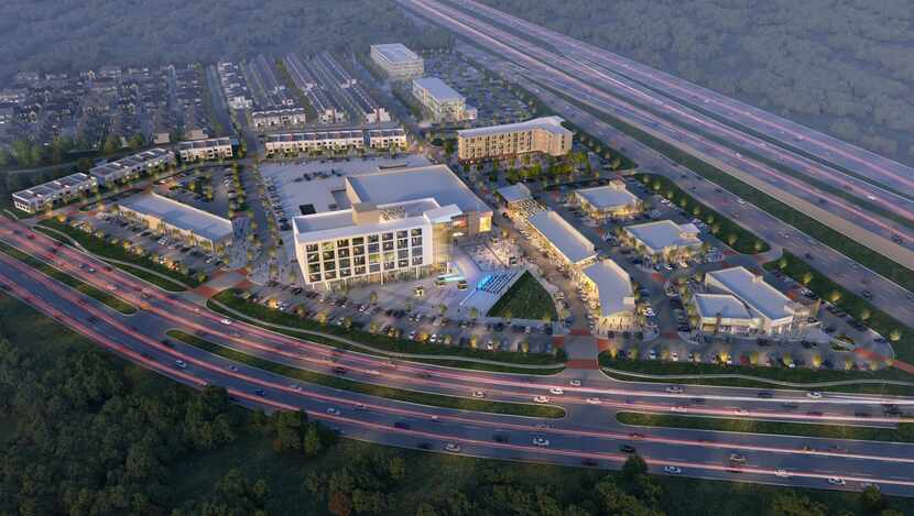 The Mustang Square development is on State Highway 121 in Plano.