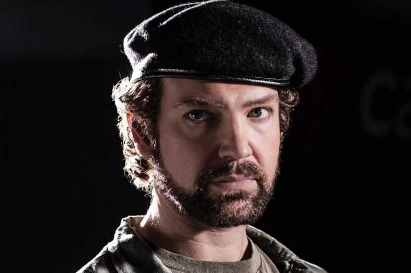 Michael Hunsacker plays Che in Evita, presented by Casa Manana Theatre in Fort Worth Nov....