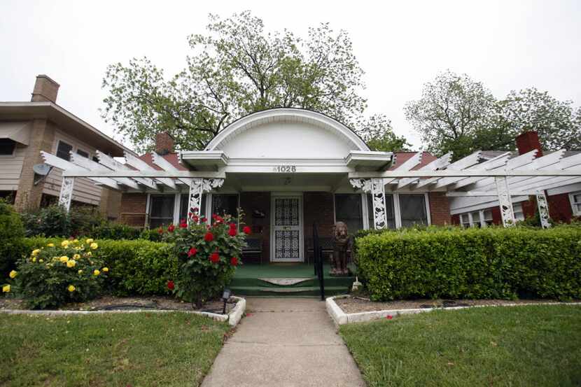 The house on North Beckley Avenue in Dallas, where Lee Harvey Oswald was living on the day...