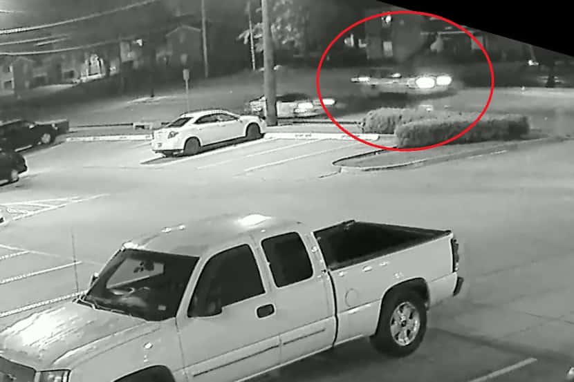 Video released Thursday by police shows three vehicles driving down Broadway just before...