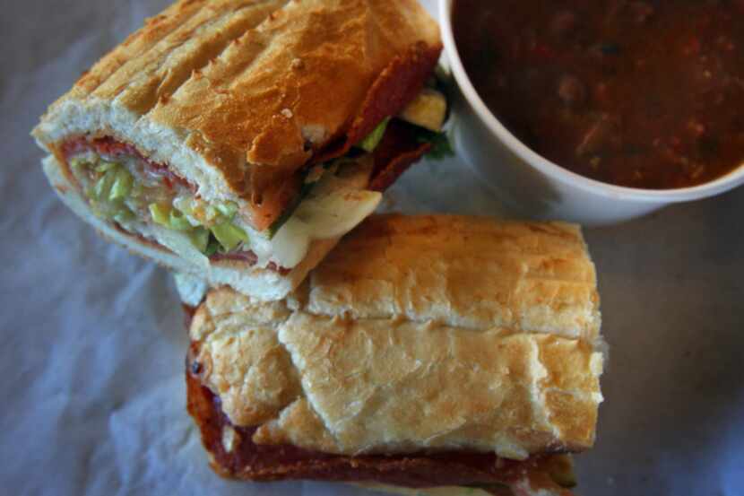 Potbelly's on Greenville Avenue in Dallas offers fast and affordable sandwiches and soup,...