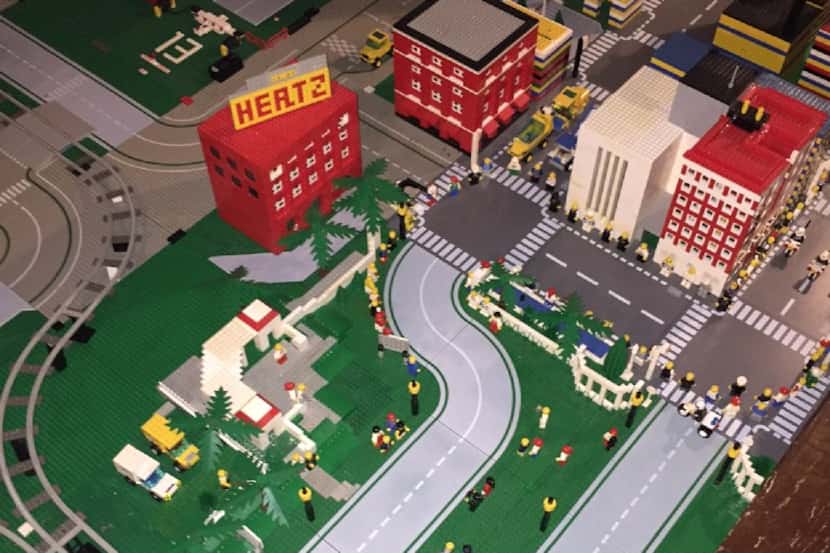 Flyover, part of Eric Peschke's LEGO treatment of the Kennedy assassination.