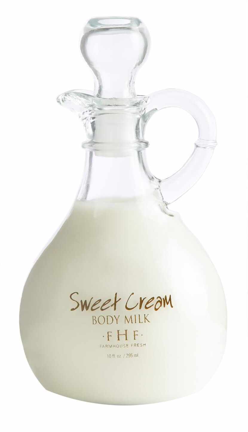 Farmhouse Fresh Sweet Cream Body Milk, $28. farmhousefreshgoods.com.
