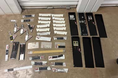 Authorities last week found credit card skimming devices inside a storage unit in Dallas.