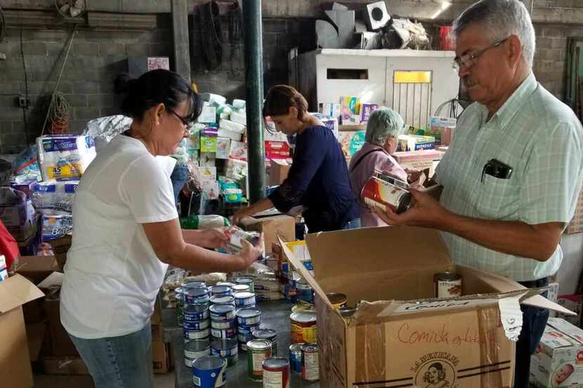 Jornada de acopio de ayuda  en Dallas para víctimas del terremoto en México a fines de...