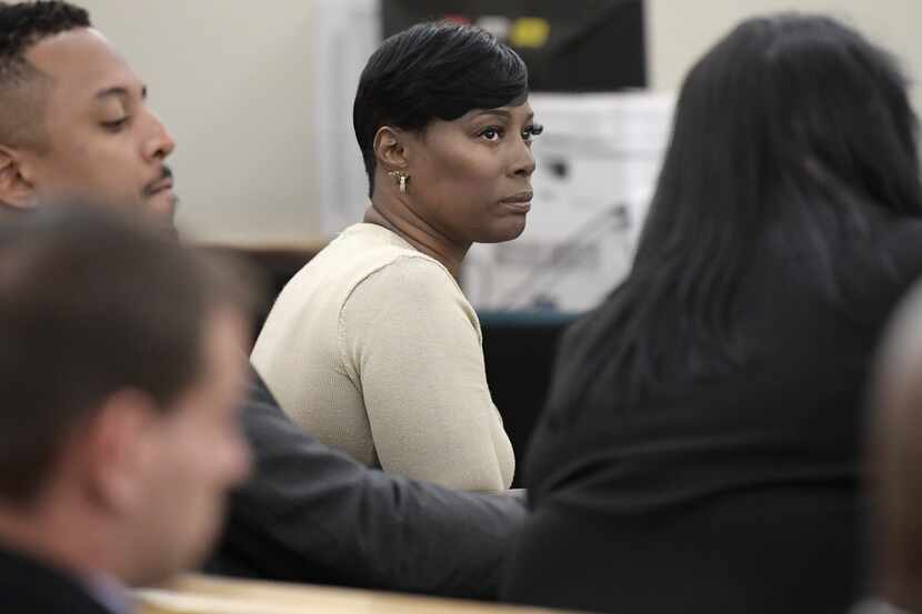 Crystal Mason in court in 2018. Mason's illegal voting conviction could be tossed after the...
