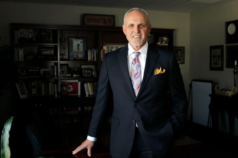 Superintendent Dr. Jeff Turner of Coppell ISD in his office on Monday, March 24, 2014.