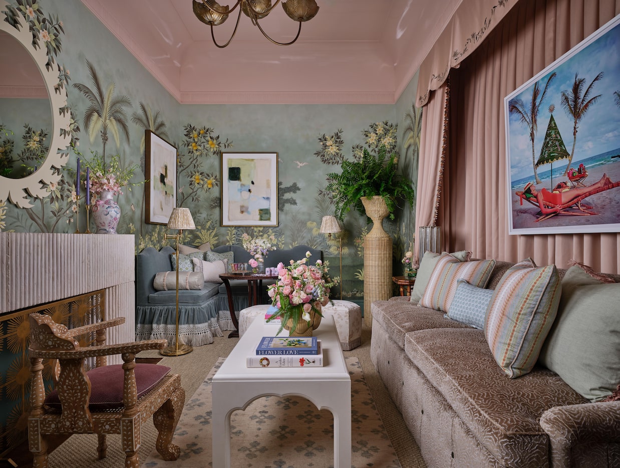 Kate Figler Interiors' "Venus Drawing Room" was inspired by Botticelli's "The Birth of...