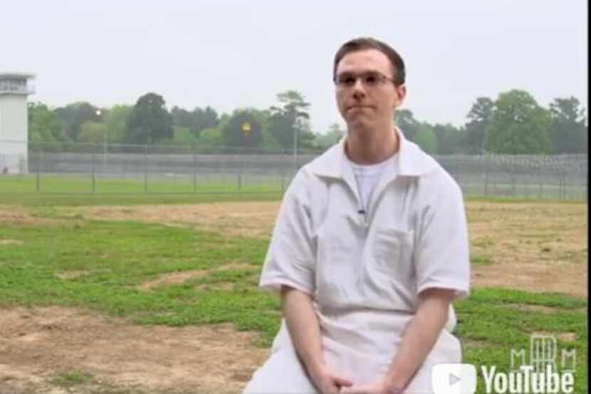 Dalton Lanphier speaks about his situation from prison in a video produced by a prison...