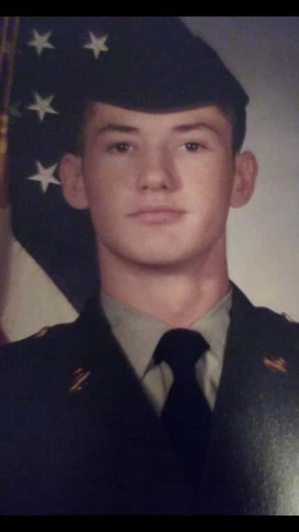 Photo of Donald Ashcraft as a young Army soldier in the mid-1980s. Ashcraft, 51, was shot...