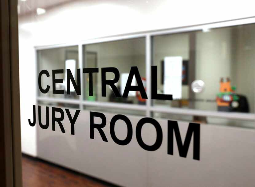 This is the Central Jury Room where residents report when they are summoned for jury duty.
