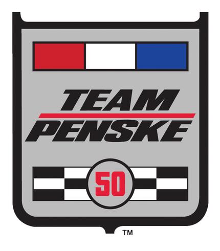 The 50th anniversary logo for Team Penske.