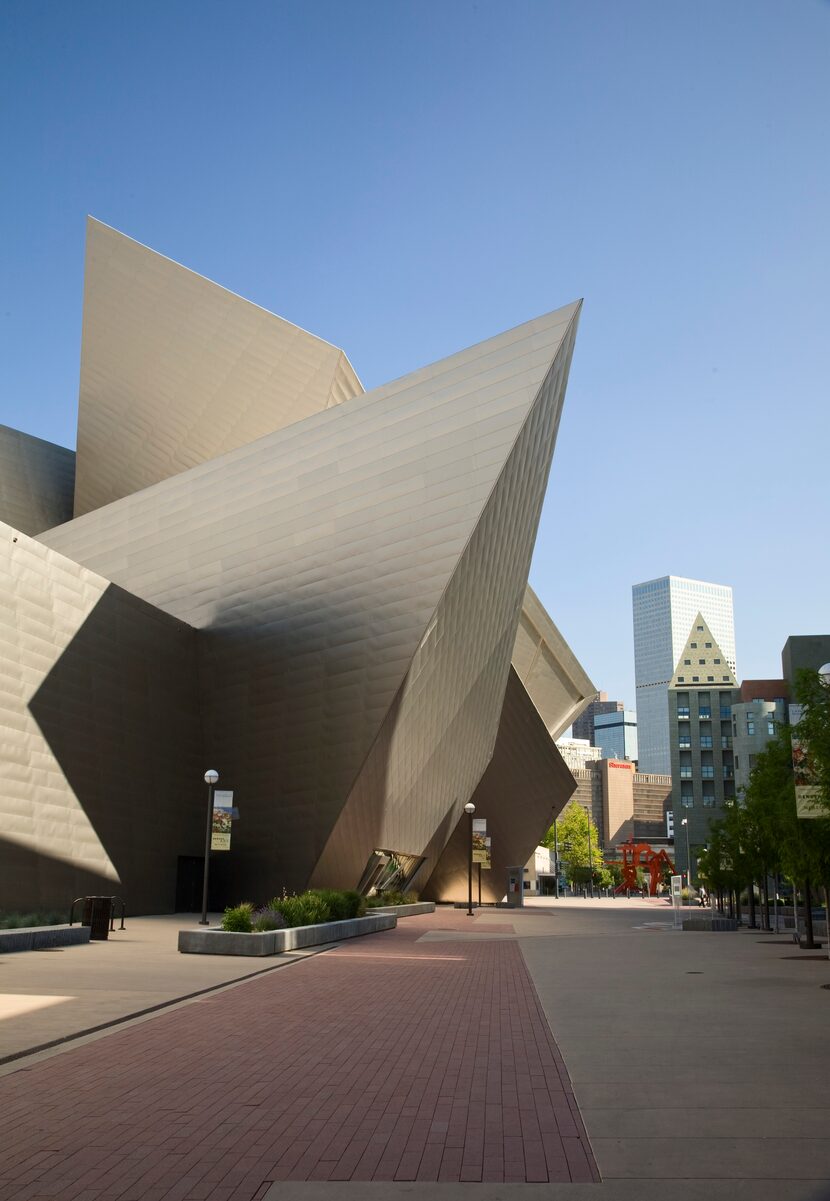 The Hamilton building at the Denver Art Museum.  